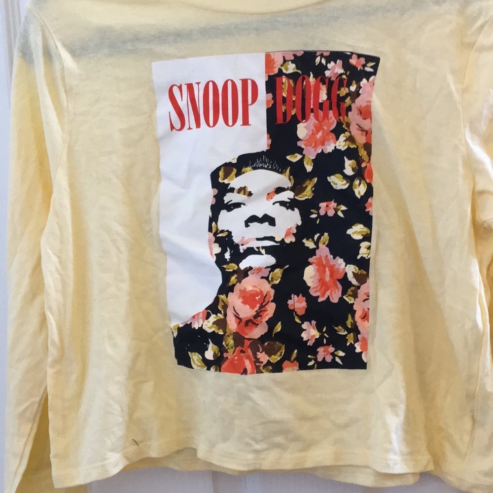 FINAL MARKDOWN Snoop dogg cropped tee medium NWT